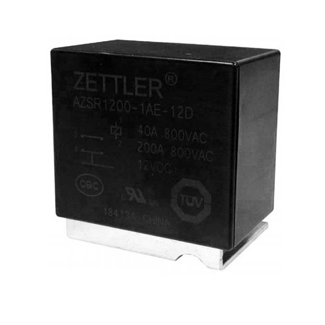 AZSR1200-1AE-24D American Zettler  Power Relays Over 2 Amps